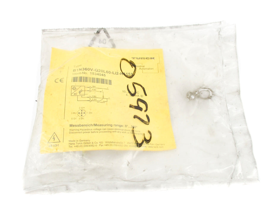 TURCK B1N360V-Q20L60-LI2-H1151 1534045 NSMP