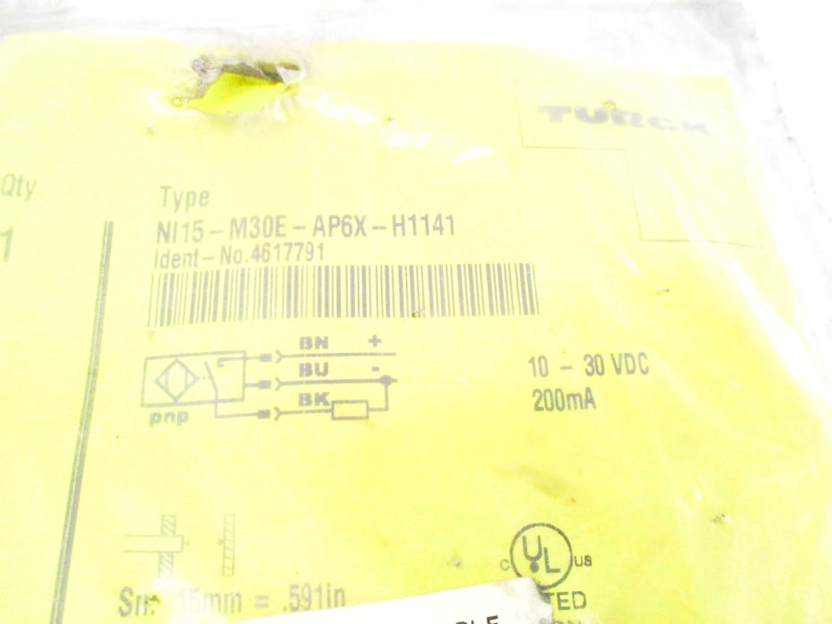 TURCK NI15-M30E-AP6X-H1141 4617791 NSMP