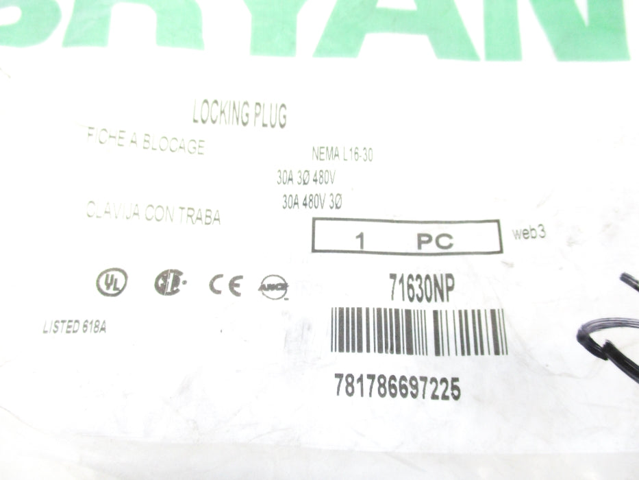 BRYANT 71630NP NSMP