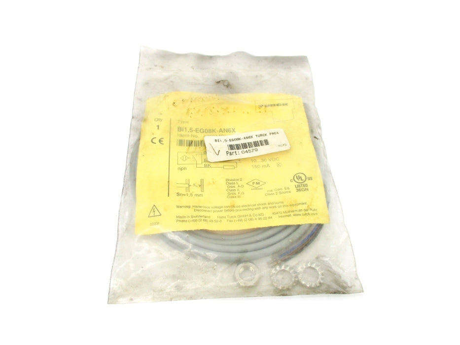 TURCK BI1,5-EG08K-AN6X 4669140 10-30VDC NSMP
