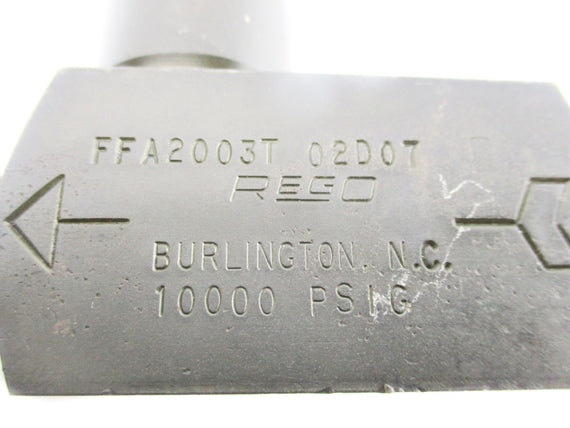 REGO FFA2003T02D07 10000PSIG NSNP