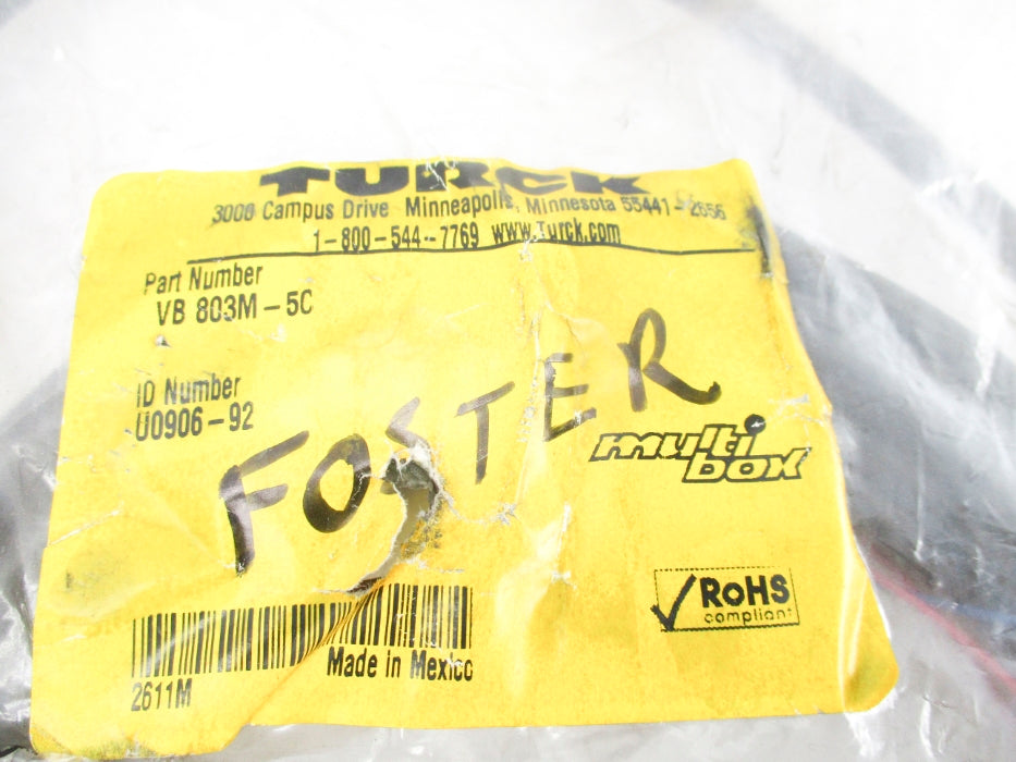 TURCK VB803M-5C U0906-92 NSMP