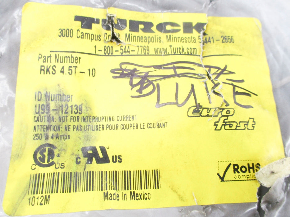 TURCK RKS4.5T-10 NSMP