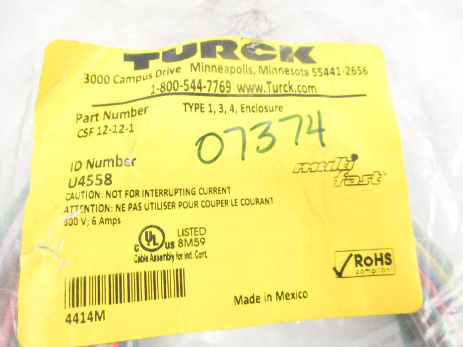 TURCK CSF12-12-1 U4558 NSMP