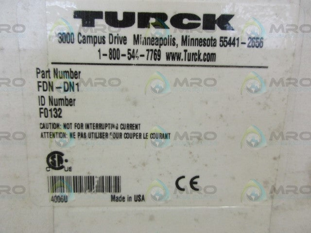 TURCK FDN-DN1 SPANNER MODULE *NEW IN BOX*