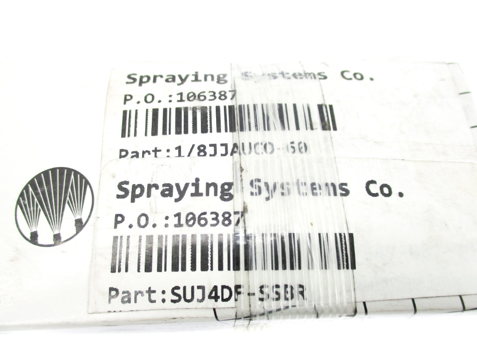 SPRAYING SYSTEMS SUJ4DF-SSBR 1/8JJAUC0-60 (PKG OF 2) NSMP