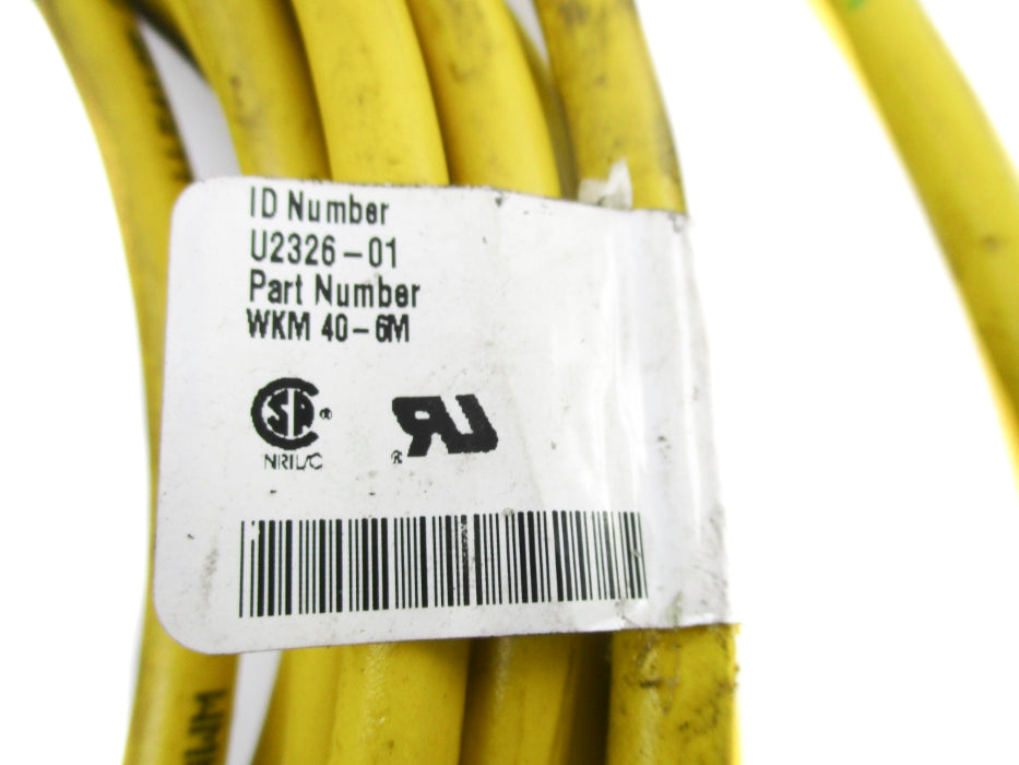 TURCK WKM40-6M U2326-01 (AS PICTURED1) NSNP