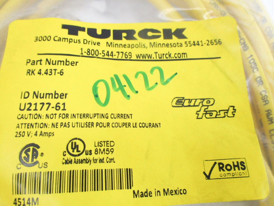 TURCK RK4.43T-6-RS4.43T NSMP