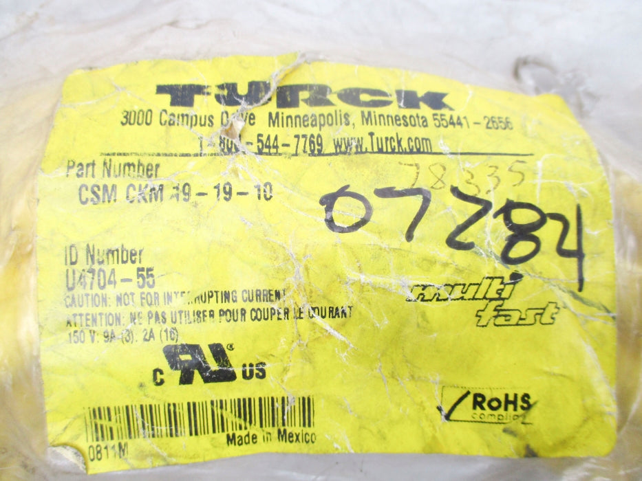 TURCK CSMCKM19-19-10 U4704-55 NSMP