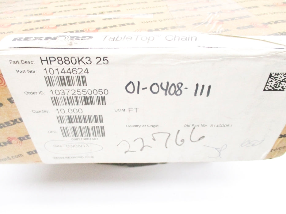 REXNORD HP880K3.25 10144624 NSMP