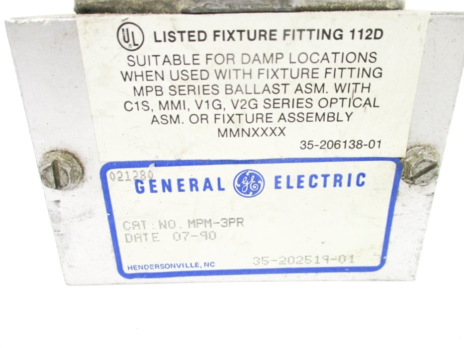 GENERAL ELECTRIC MPM-3PR UNMP