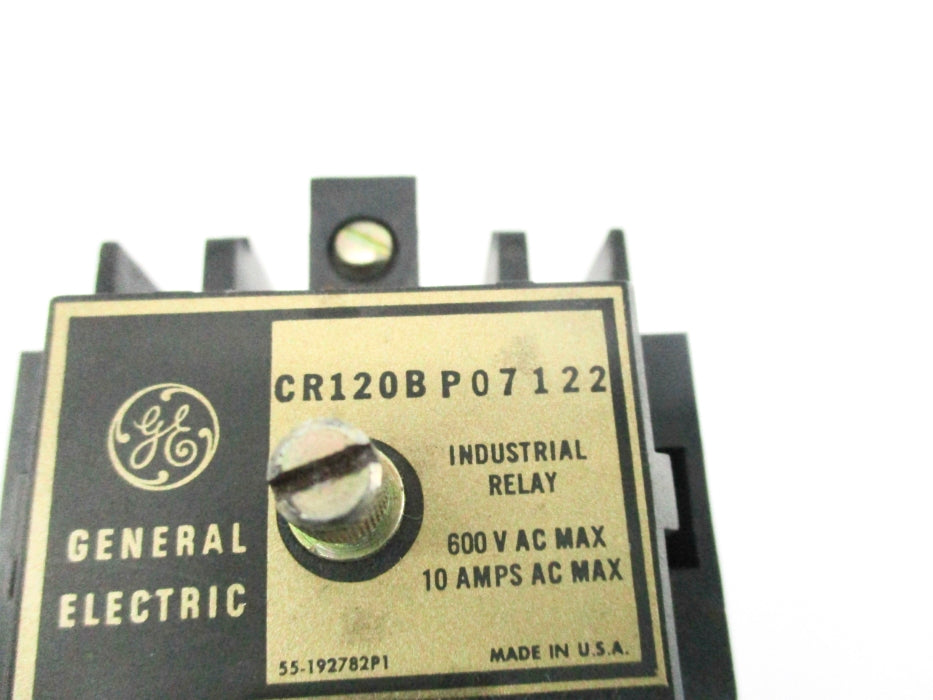 GENERAL ELECTRIC CR120BP07122 110-120V 10A NSNP