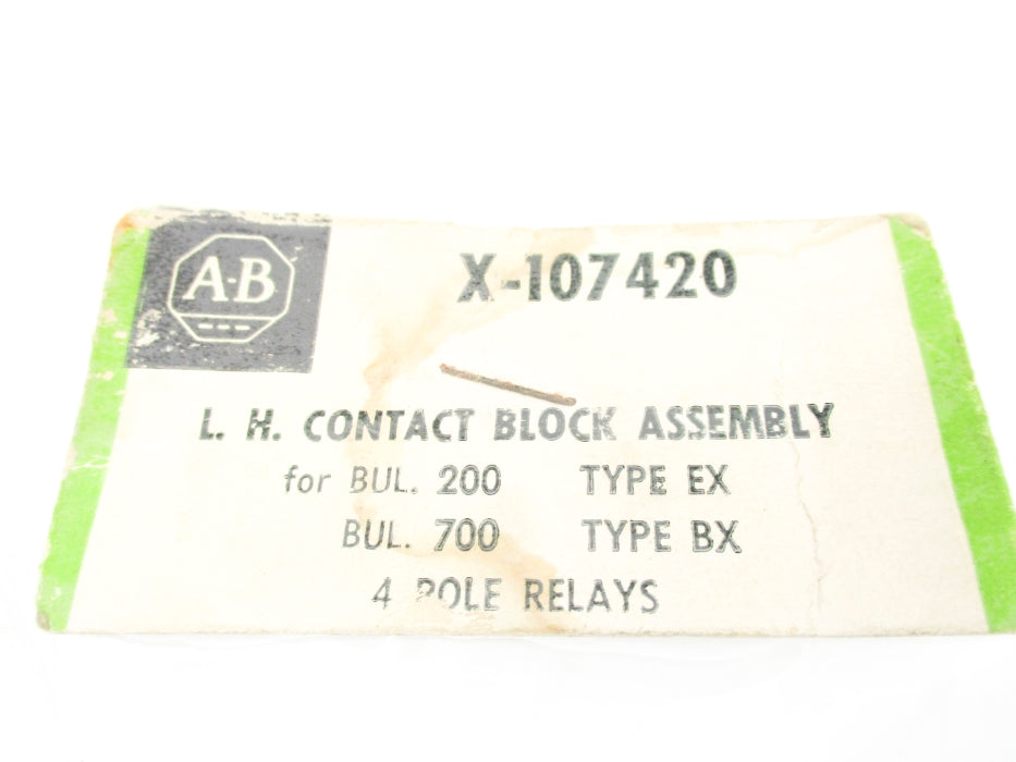 INDUSTRIAL SPARE PART X-107420 NSNP