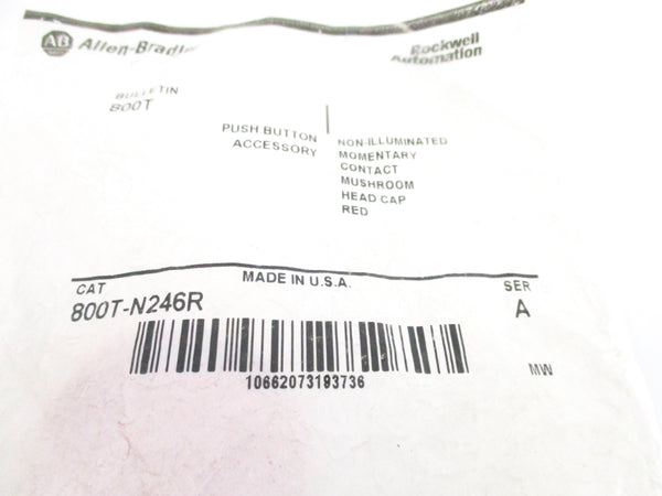 ALLEN BRADLEY 800T-N246R SER. A NSMP