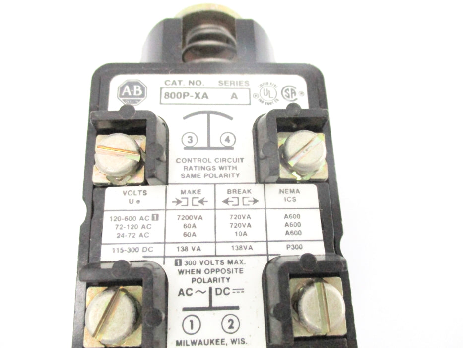 INDUSTRIAL SPARE PART 800P-XA SER. A 120-600VAC 60A NSNP