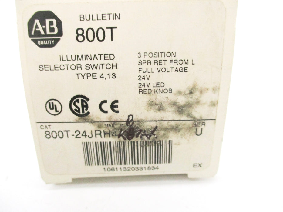 INDUSTRIAL SPARE PART 800T-24JRH4KB7AX SER. U (WH) NSMP