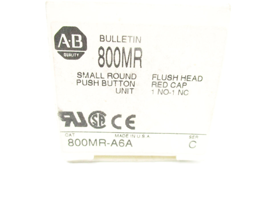 ALLEN BRADLEY 800MR-A6A SER. C (WH) NSMP
