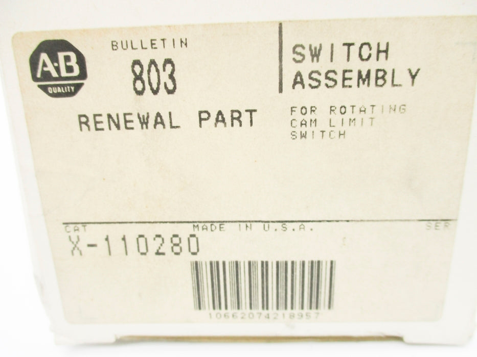 INDUSTRIAL SPARE PART X-110280 (BK/YL) NSMP