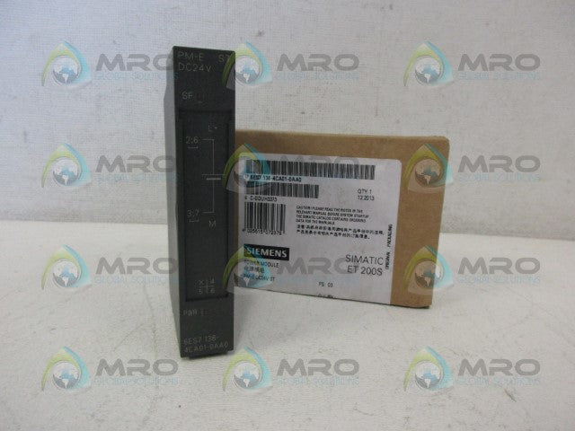 SIEMENS SIMATIC S7 6ES7138-4CA01-0AA0 POWER MODULE *NEW IN BOX*