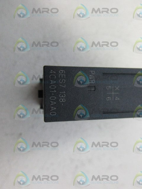 SIEMENS SIMATIC S7 6ES7138-4CA01-0AA0 POWER MODULE *NEW IN BOX*