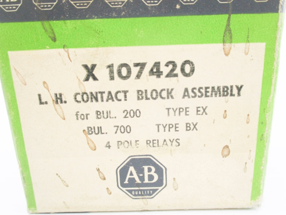 INDUSTRIAL SPARE PART X107420 (BK/GR) NSMP