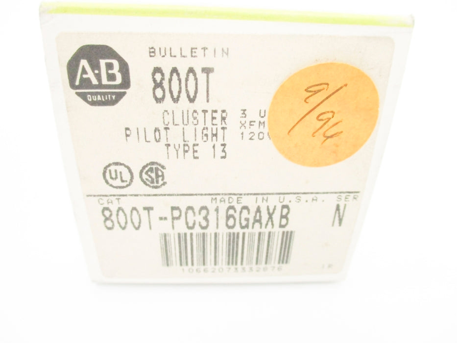INDUSTRIAL SPARE PART 800T-PC316GAXB SER. N (BK/YL) NSMP