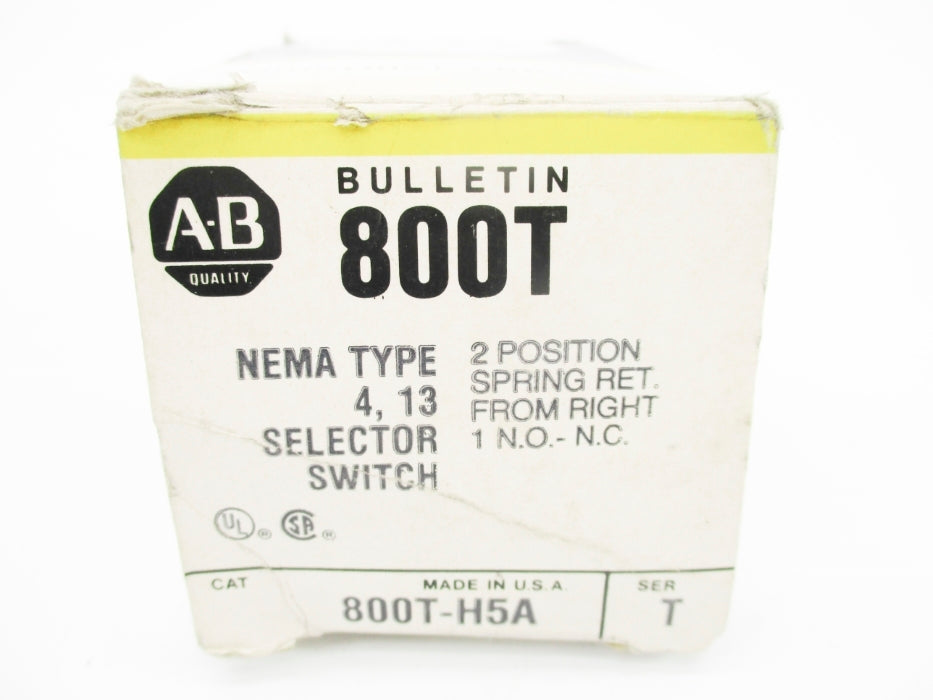 INDUSTRIAL SPARE PART 800T-H5A SER. T (AS PICTURED) (BK/YL) NSMP