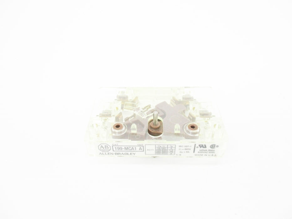 INDUSTRIAL SPARE PART 199-MCA1 SER. A 600VAC .6A (BK/YL) NSMP