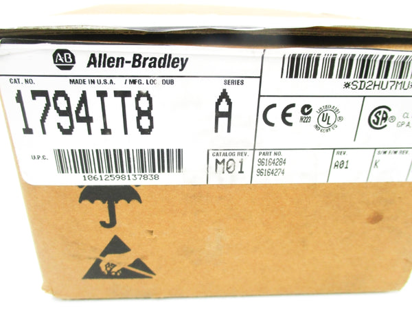 ALLEN BRADLEY 1794-IT8 SER. A 24VDC F/W K NSMP