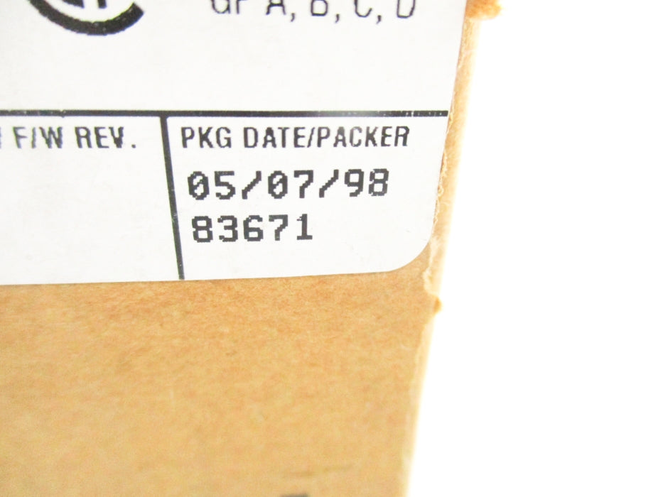 INDUSTRIAL SPARE PART 1794-TB3 SER. A DATE: 1998 NSFS
