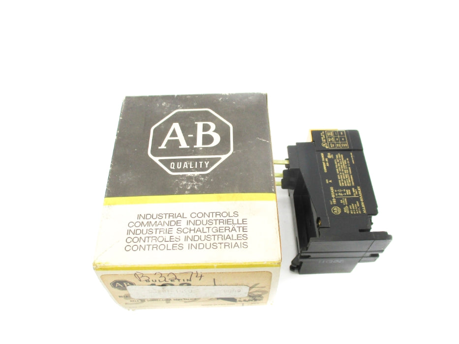 ALLEN BRADLEY 193-BSA90 SER. A 660V .6-.9A (BK/YL) NSMP