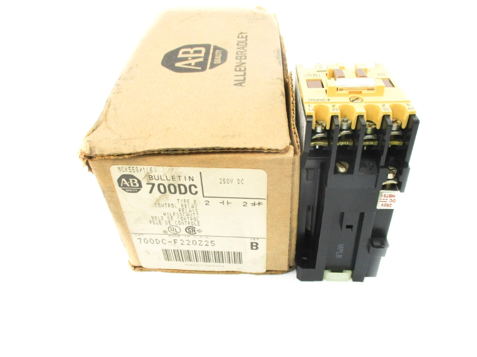 ALLEN BRADLEY 700DC-F220Z25 SER. B 250V 60A (BR/WH) NSMP
