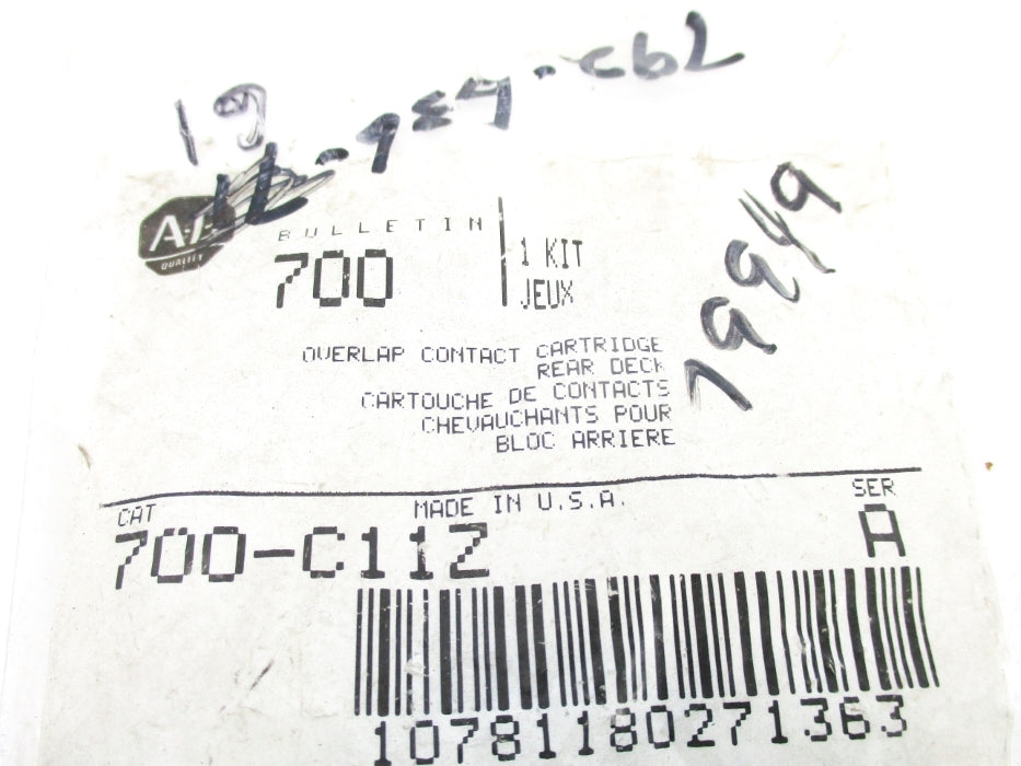 INDUSTRIAL SPARE PART 700-C11Z SER. A NSMP