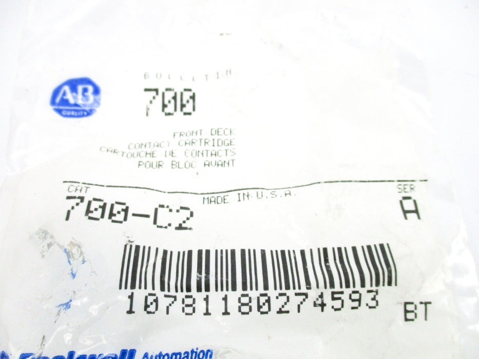 INDUSTRIAL SPARE PART 700-C2 SER. A NSMP