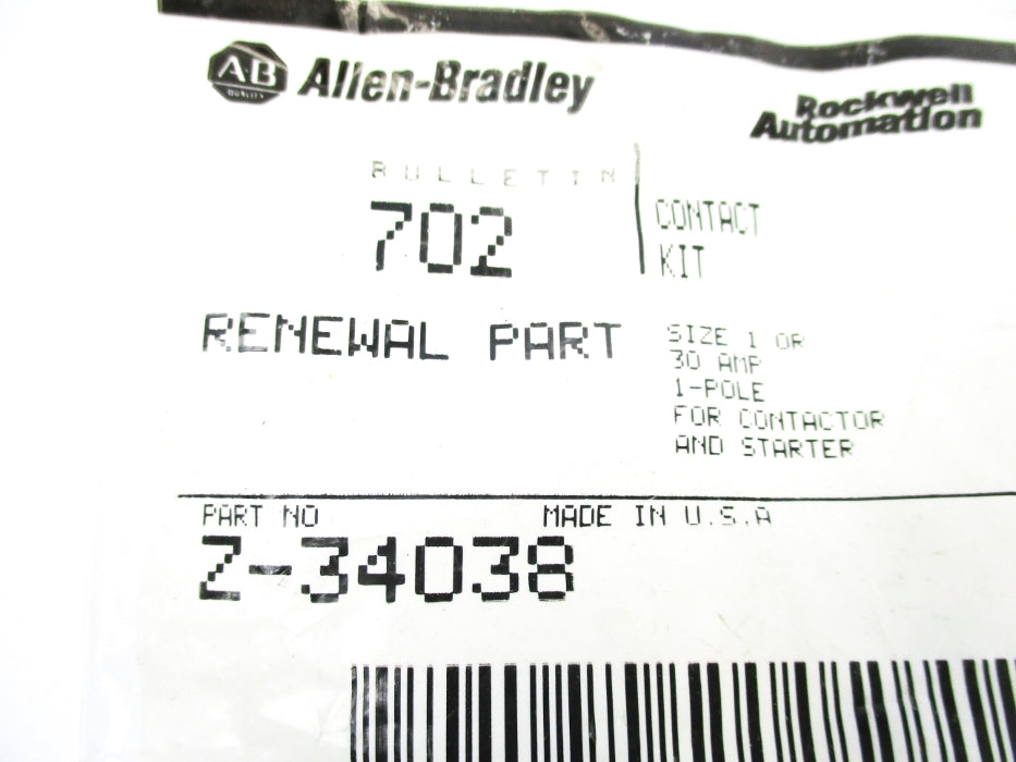 ALLEN BRADLEY Z-34038 NSMP
