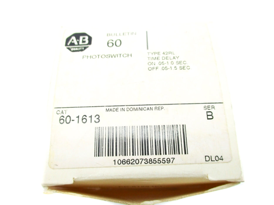 ALLEN BRADLEY 60-1613 SER. B .05-1.0S/.05-1.5S (WH) NSMP