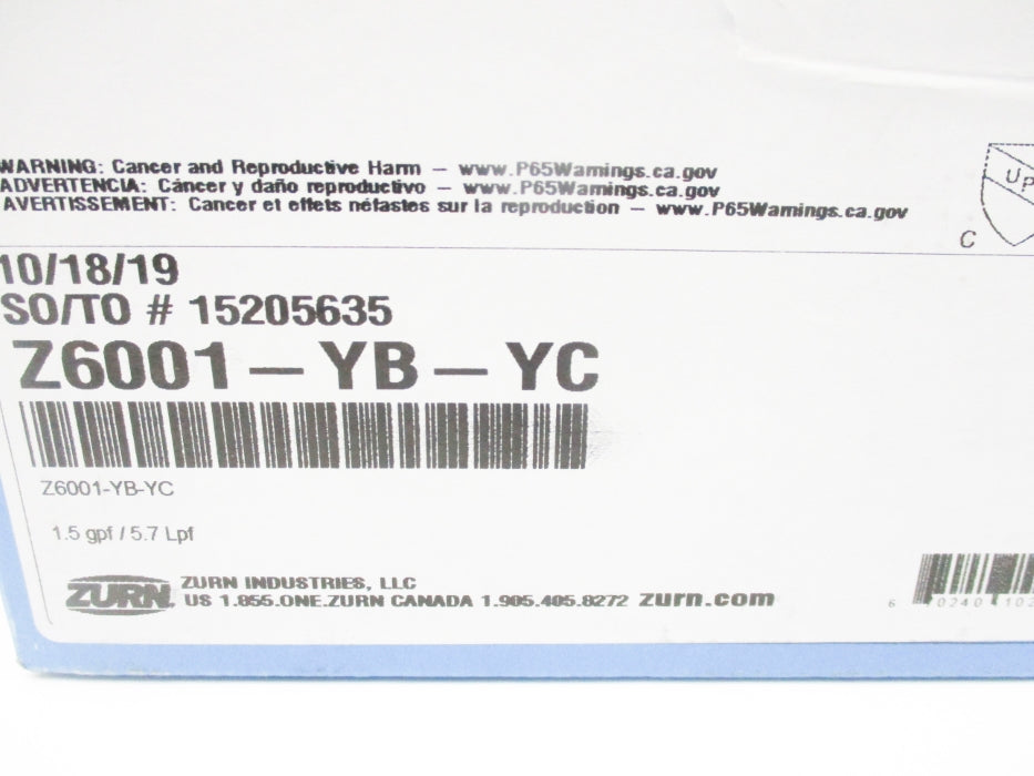 ZURN Z6001-YB-YC NSMP