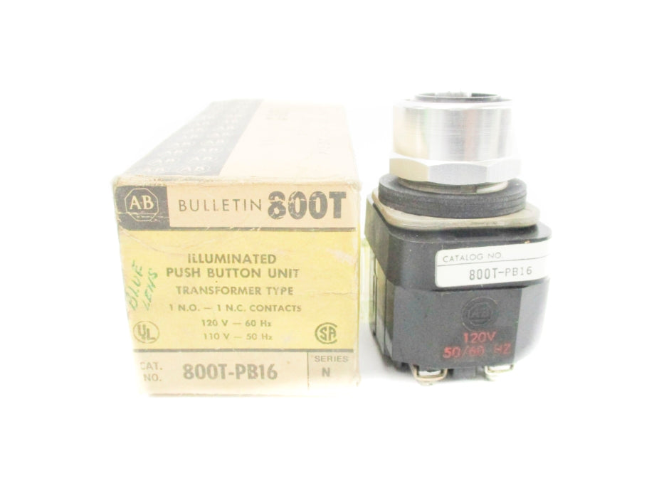 INDUSTRIAL SPARE PART 800T-PB16 SER. N 120V (BK/YL) NSMP