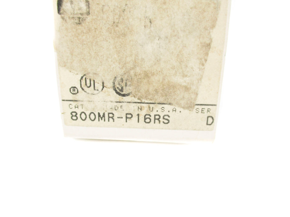 INDUSTRIAL SPARE PART 800MR-P16RS SER. D 120V (BK/YL) NSMP