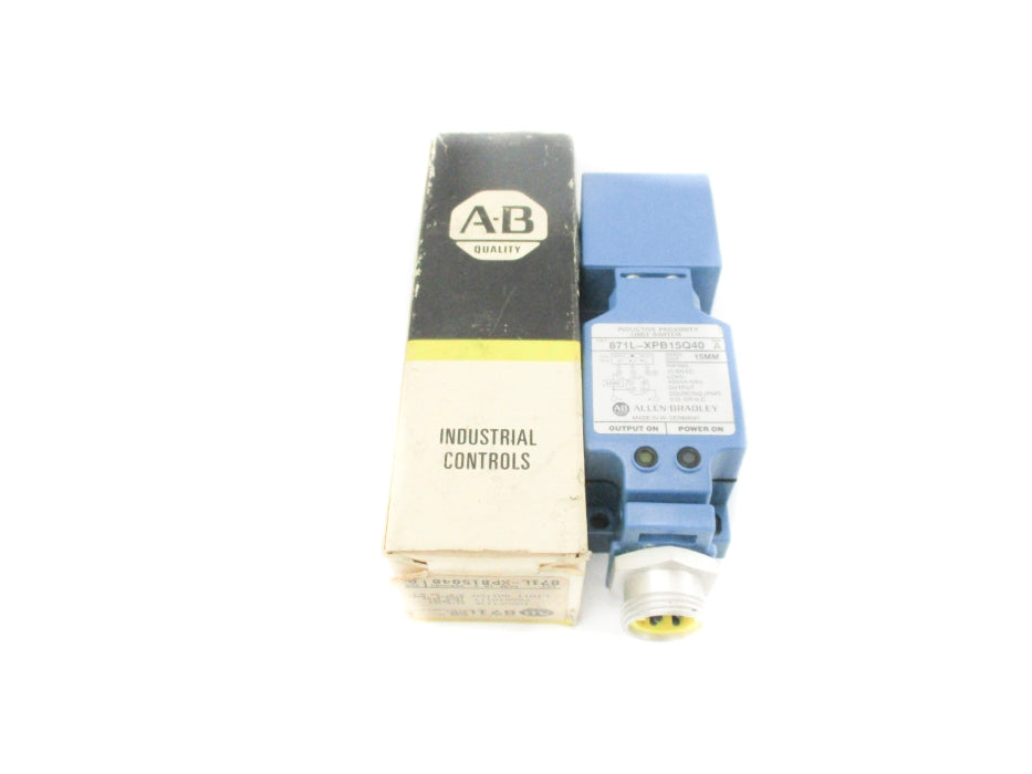 INDUSTRIAL SPARE PART 871L-XPB15Q40 SER. A (BK/YL) NSMP