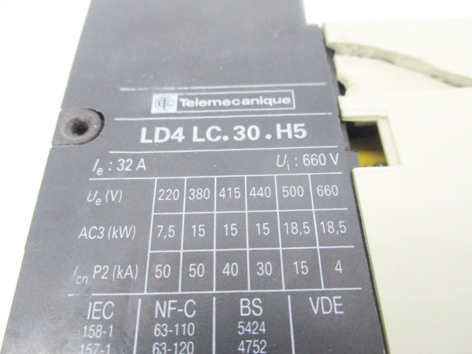 TELEMECANIQUE LD4LC.30.H5 LB1-LC03M07 NSNP