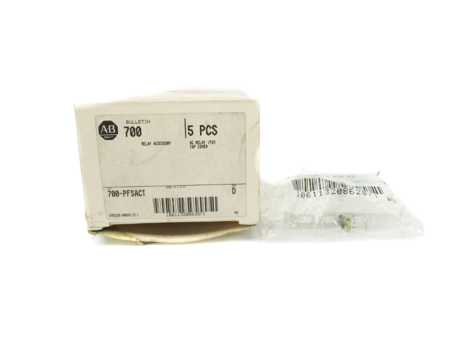 ALLEN BRADLEY 700-PFSACT SER. D (PKG OF 5) (WH) NSMP