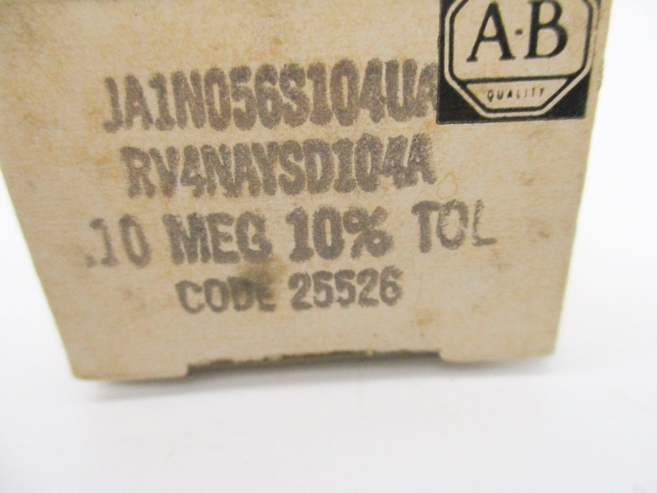 ALLEN BRADLEY JA1N056S104UA RV4NAYSD104A (WH) NSMP