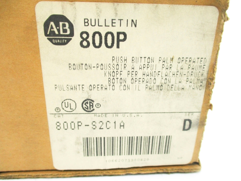 INDUSTRIAL SPARE PART 800P-S2C1A SER. D (BR/WH) NSMP