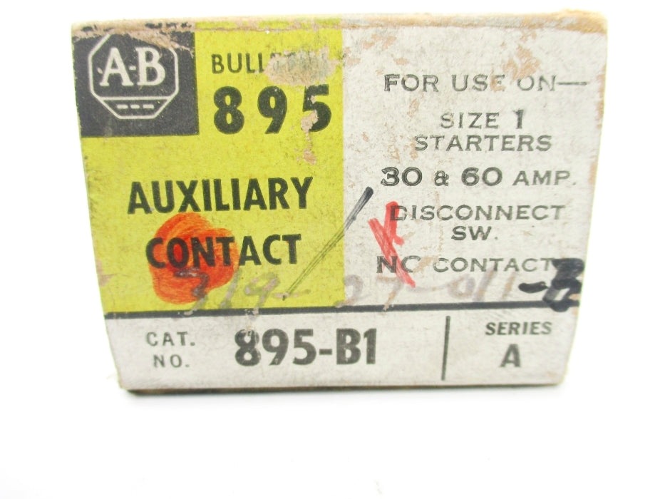 INDUSTRIAL SPARE PART 895-B1 SER. A 30/60A (BK/YL) NSMP