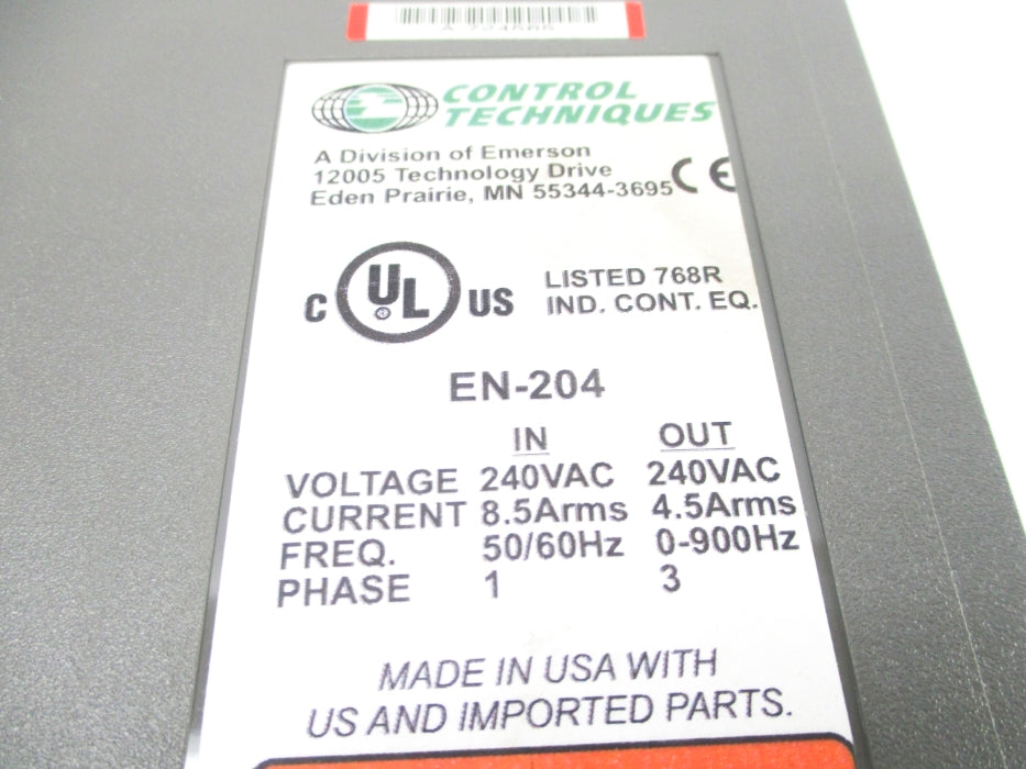 CONTROL TECHNIQUES EN-204 NSNP