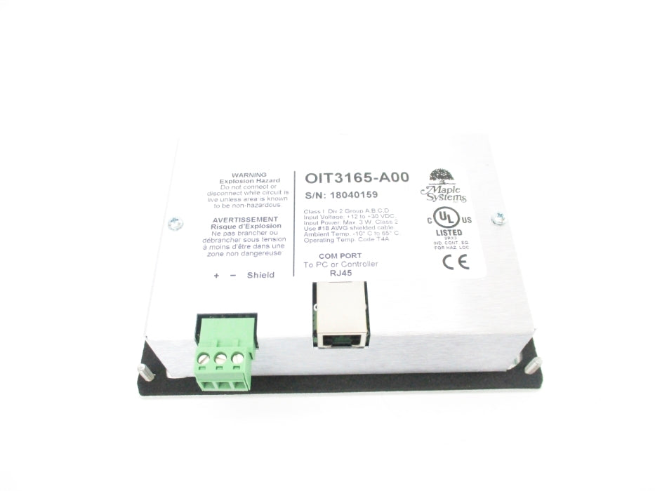 MAPLE SYSTEMS OIT3165-A00 NSMP