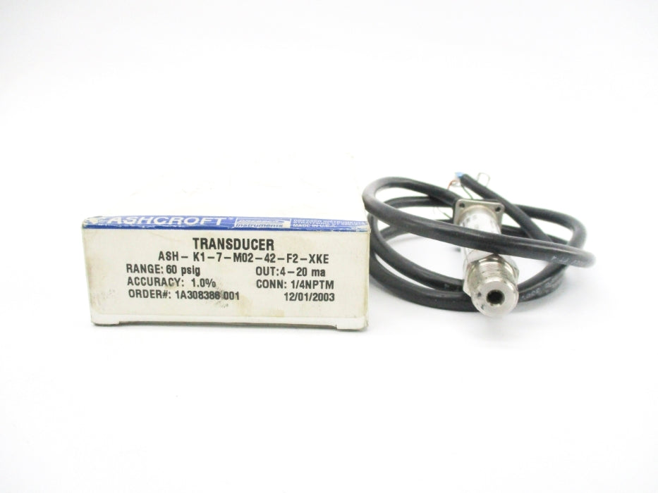 ASHCROFT ASH-K1-7-M02-42-F2-XKE 60PSIG NSMP