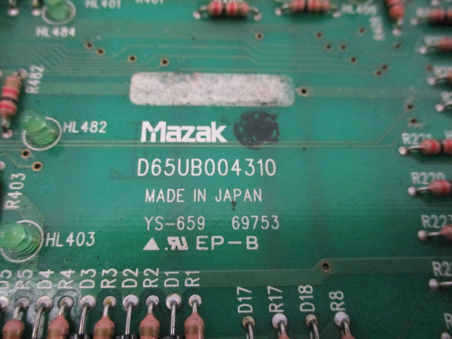 MAZAK D65UB004310 UNMP