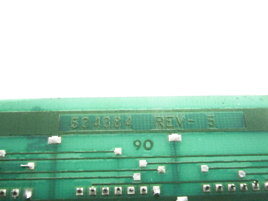 INDUSTRIAL SPARE PART 634384 REV. 5 UNMP